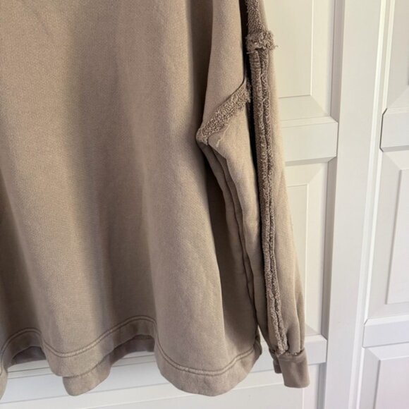 Free People French Oak Romy Rollneck Sweatshirt Size Large 41338 - Picture 8 of 12